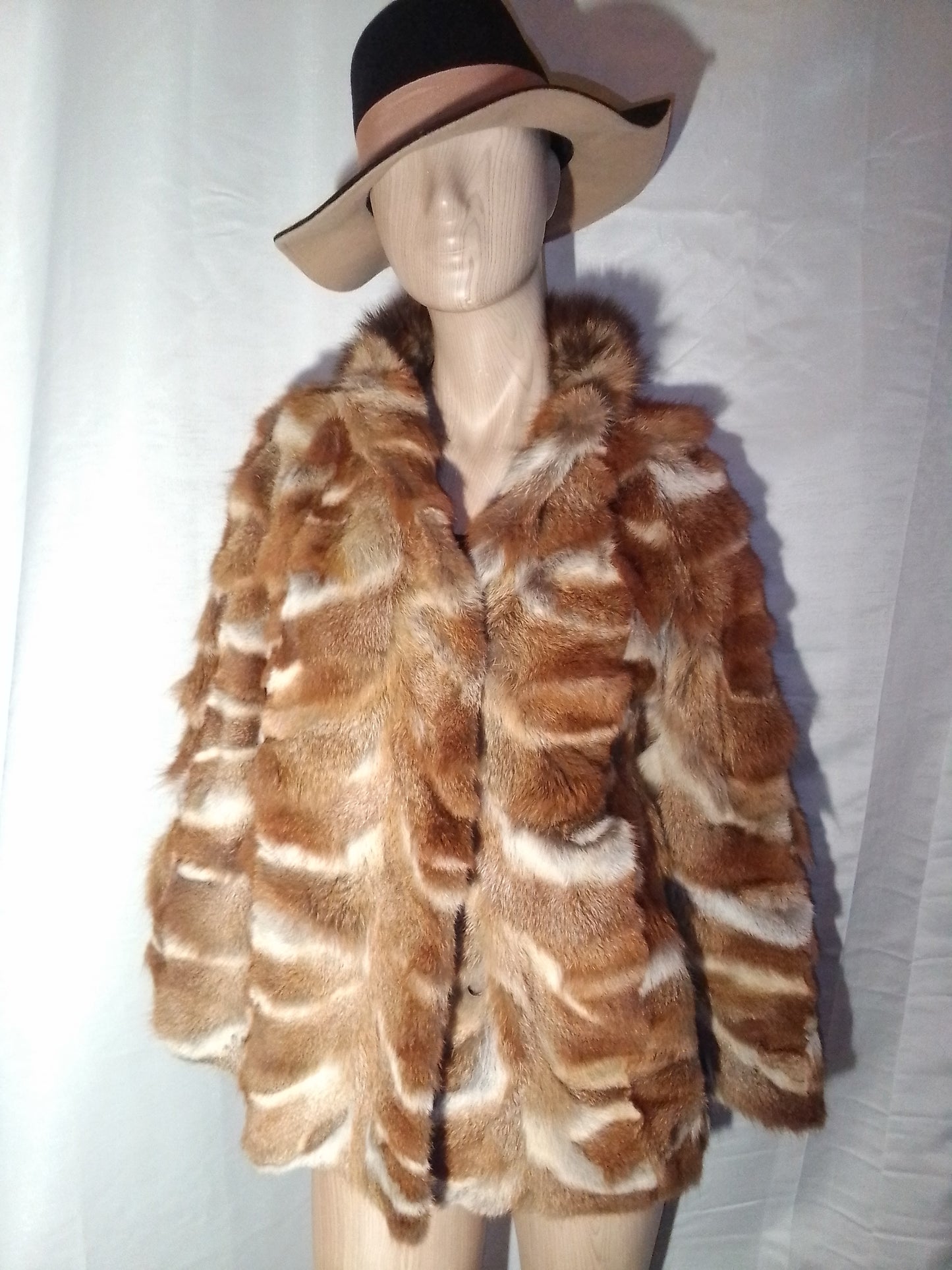 Manteau fourrure renard