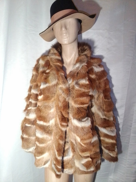 Manteau fourrure renard