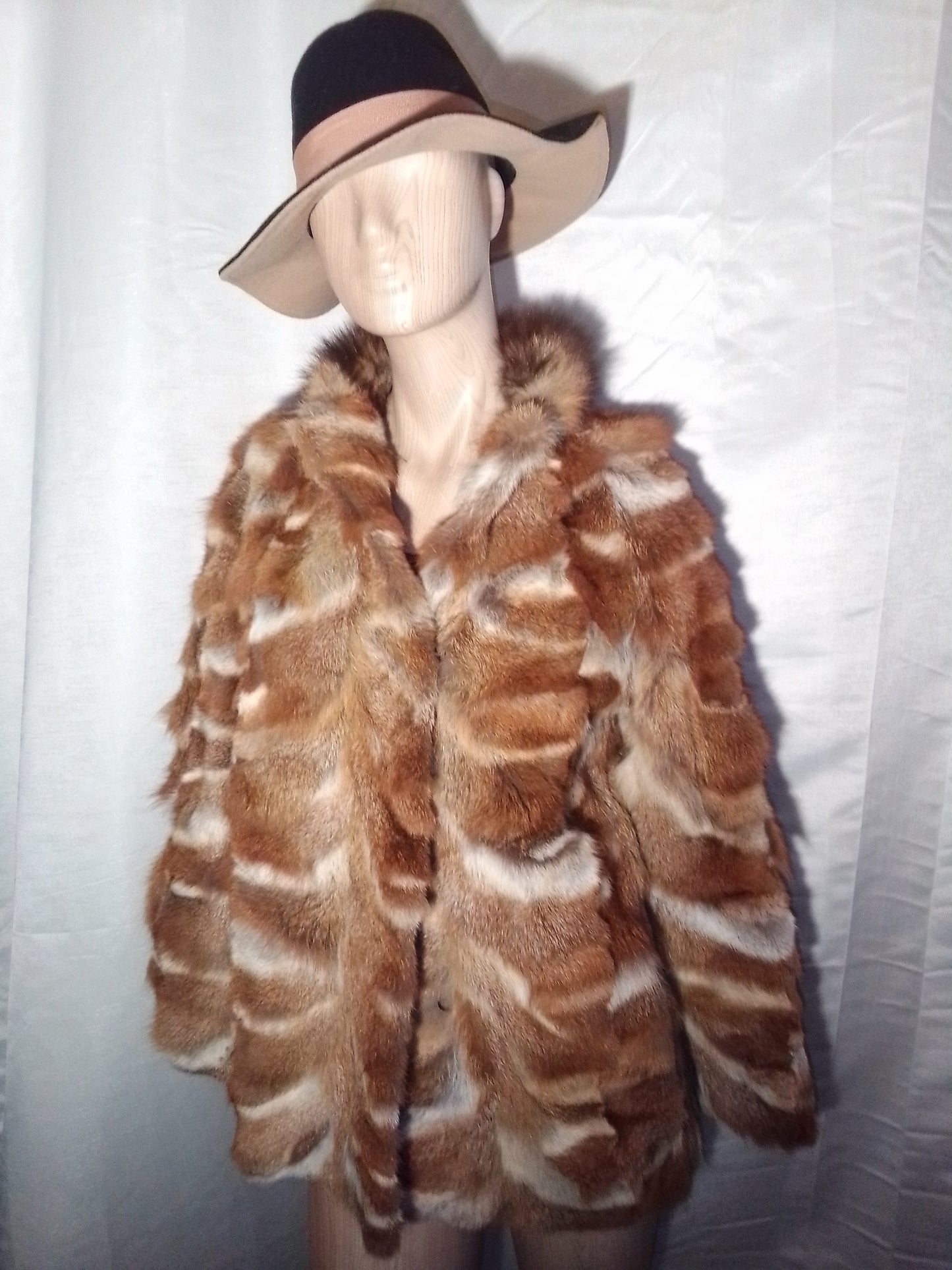Manteau fourrure renard