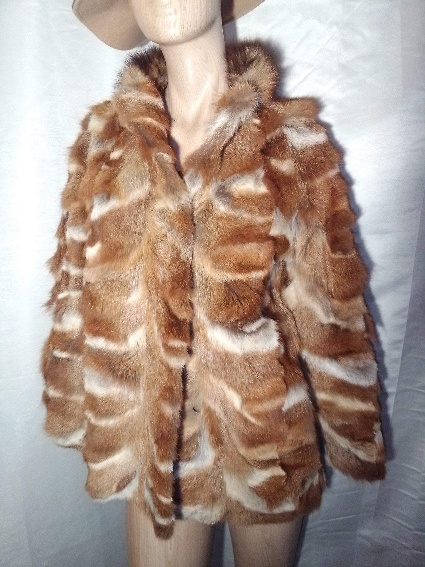 Manteau fourrure renard