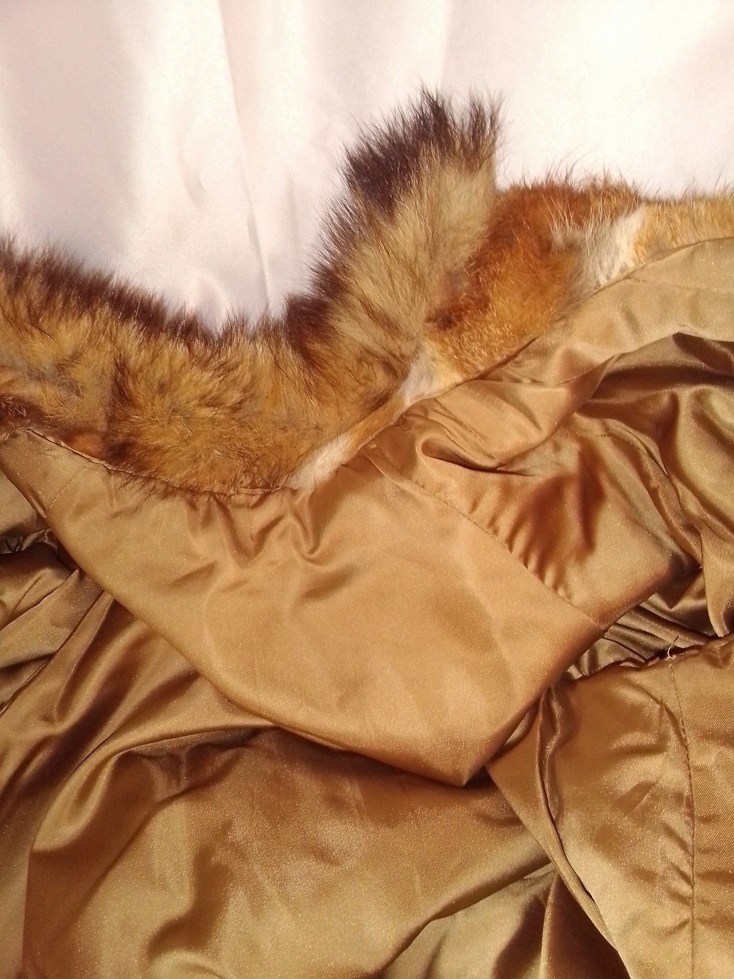 Manteau fourrure renard