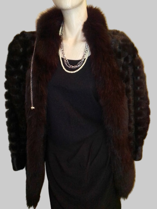 Manteau fourrure vison