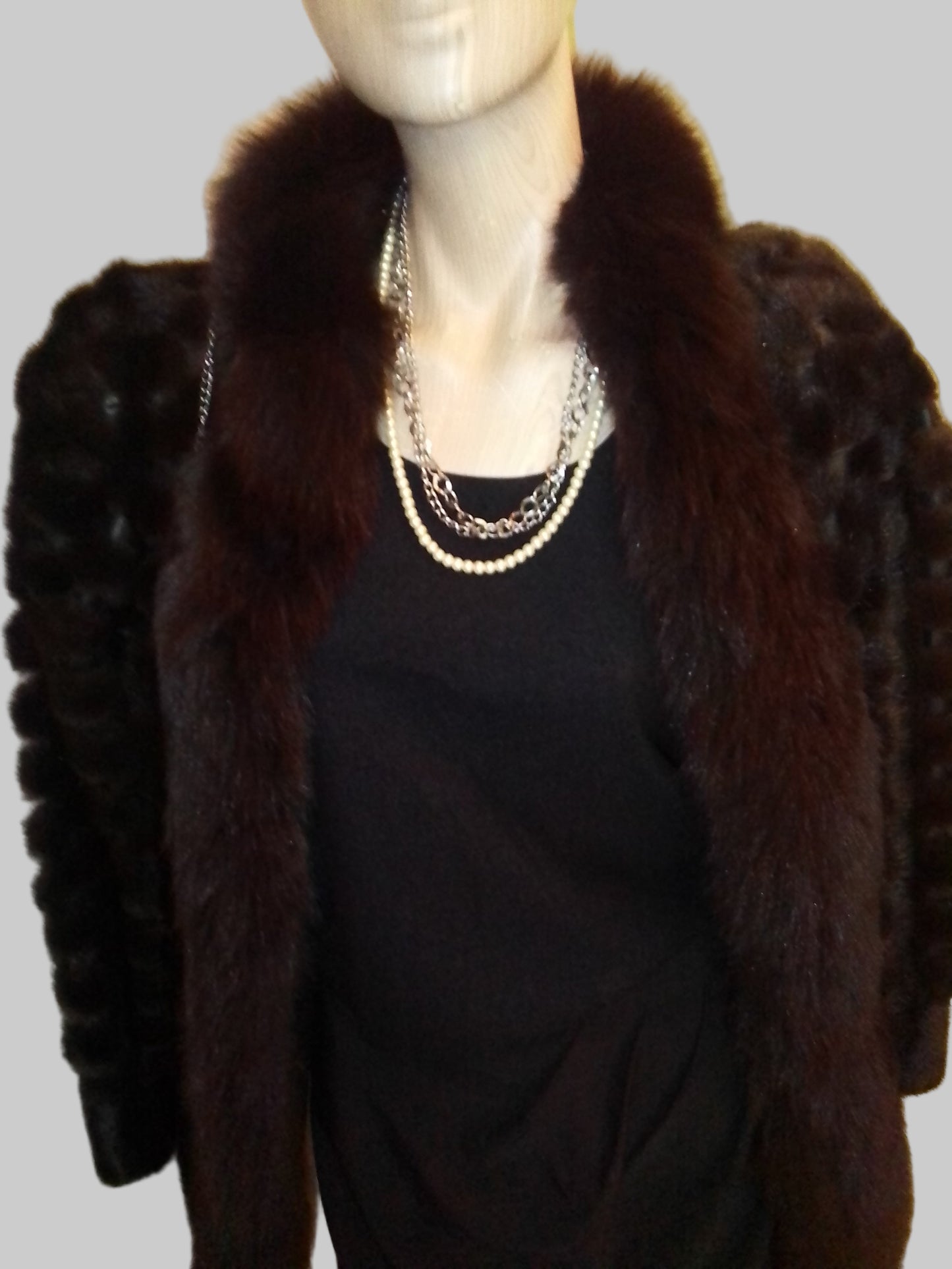 Manteau fourrure vison