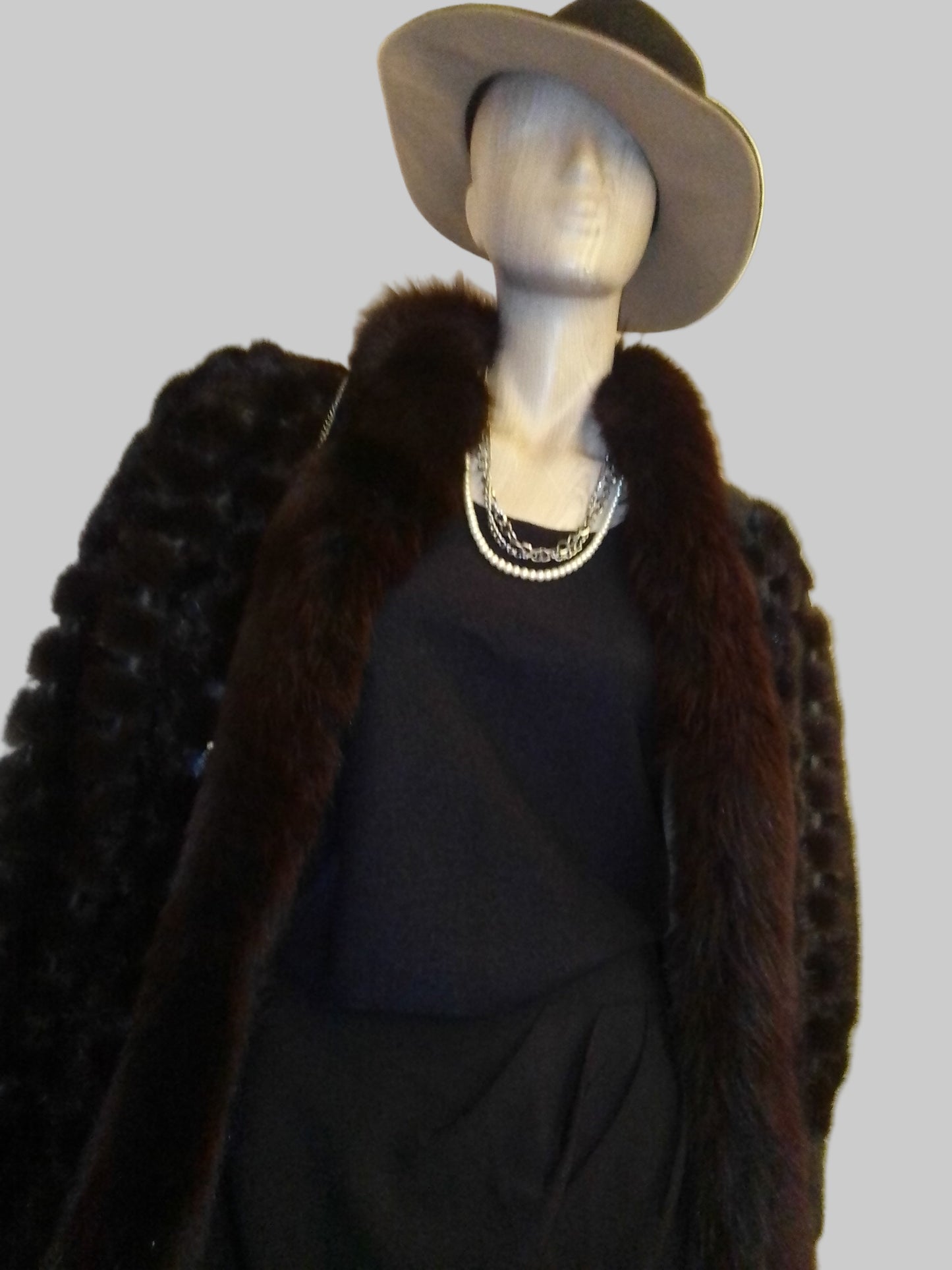 Manteau fourrure vison