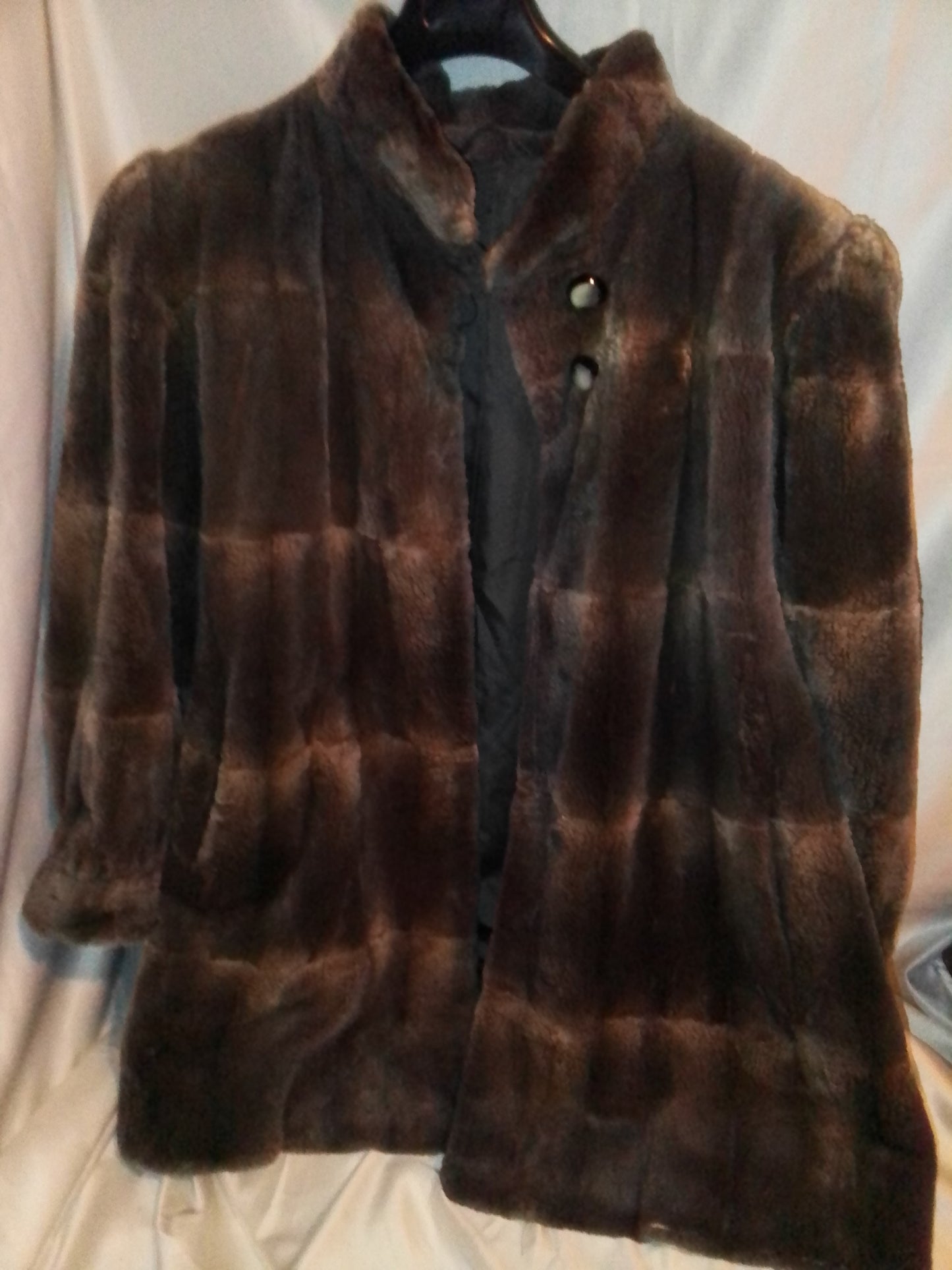 Manteau fourrure chinchilla
