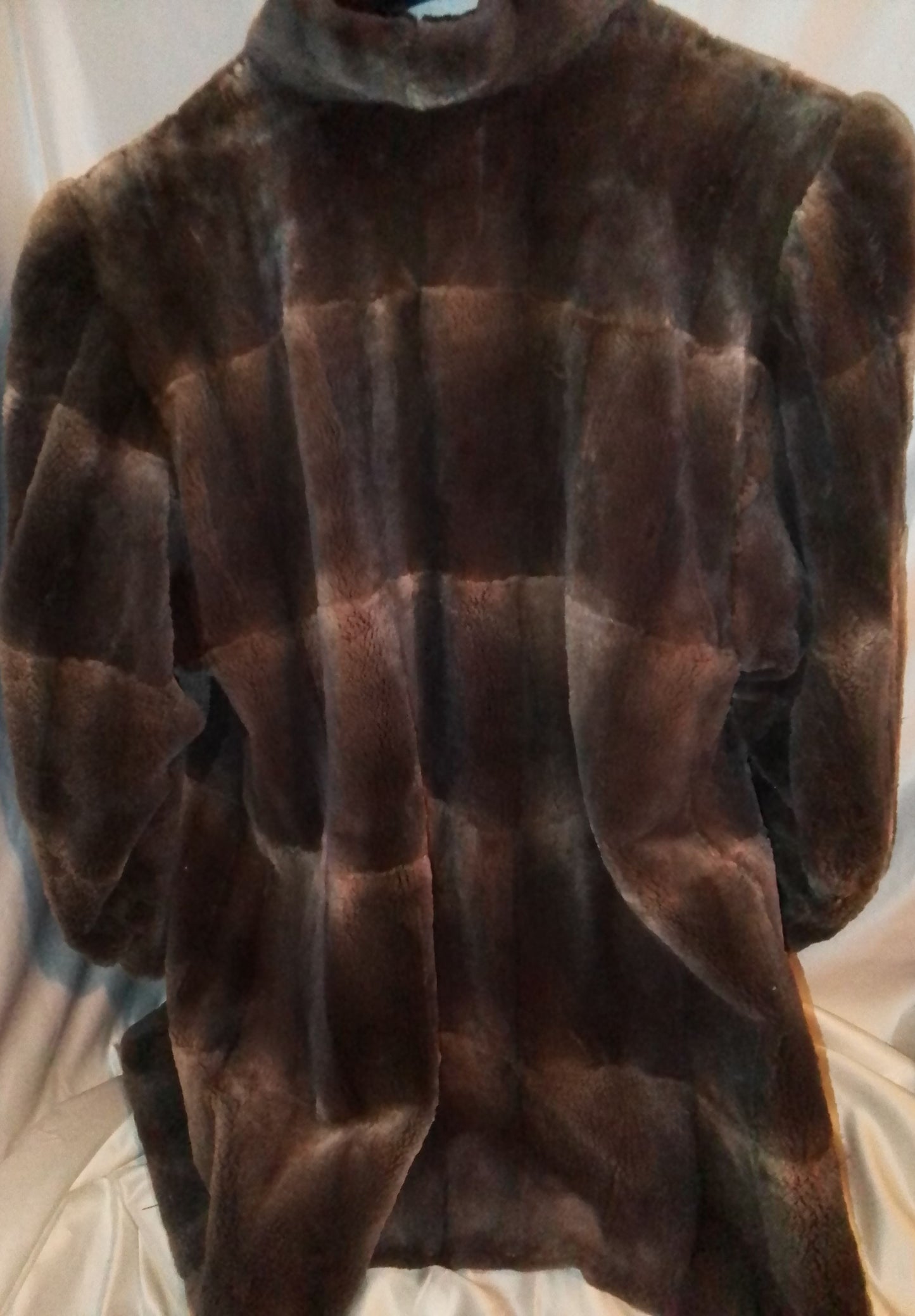 Manteau fourrure chinchilla
