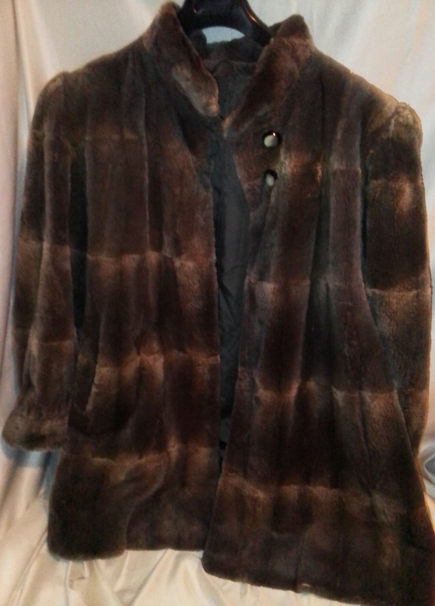 Manteau fourrure chinchilla