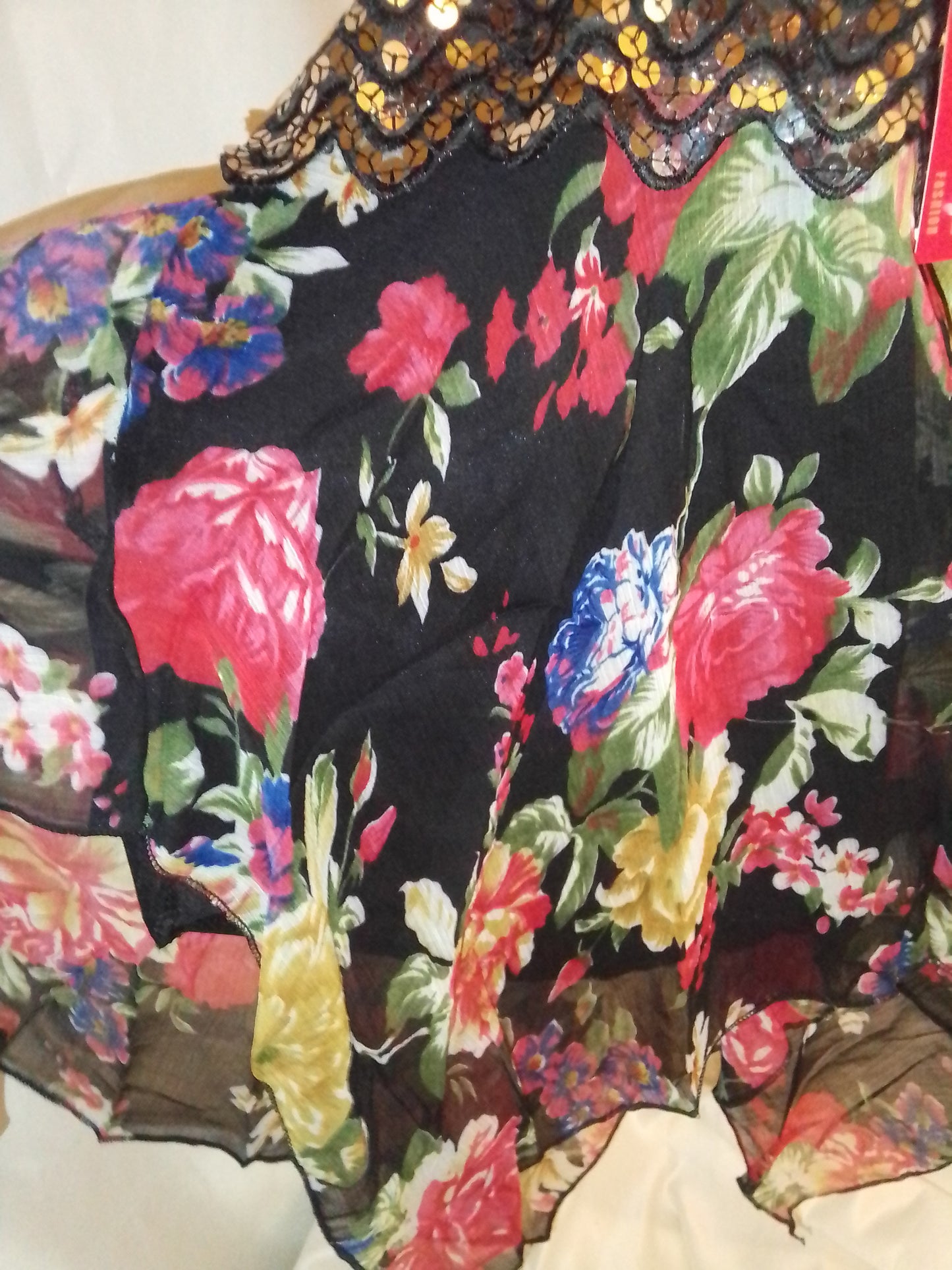 Débardeur vintage avec strass