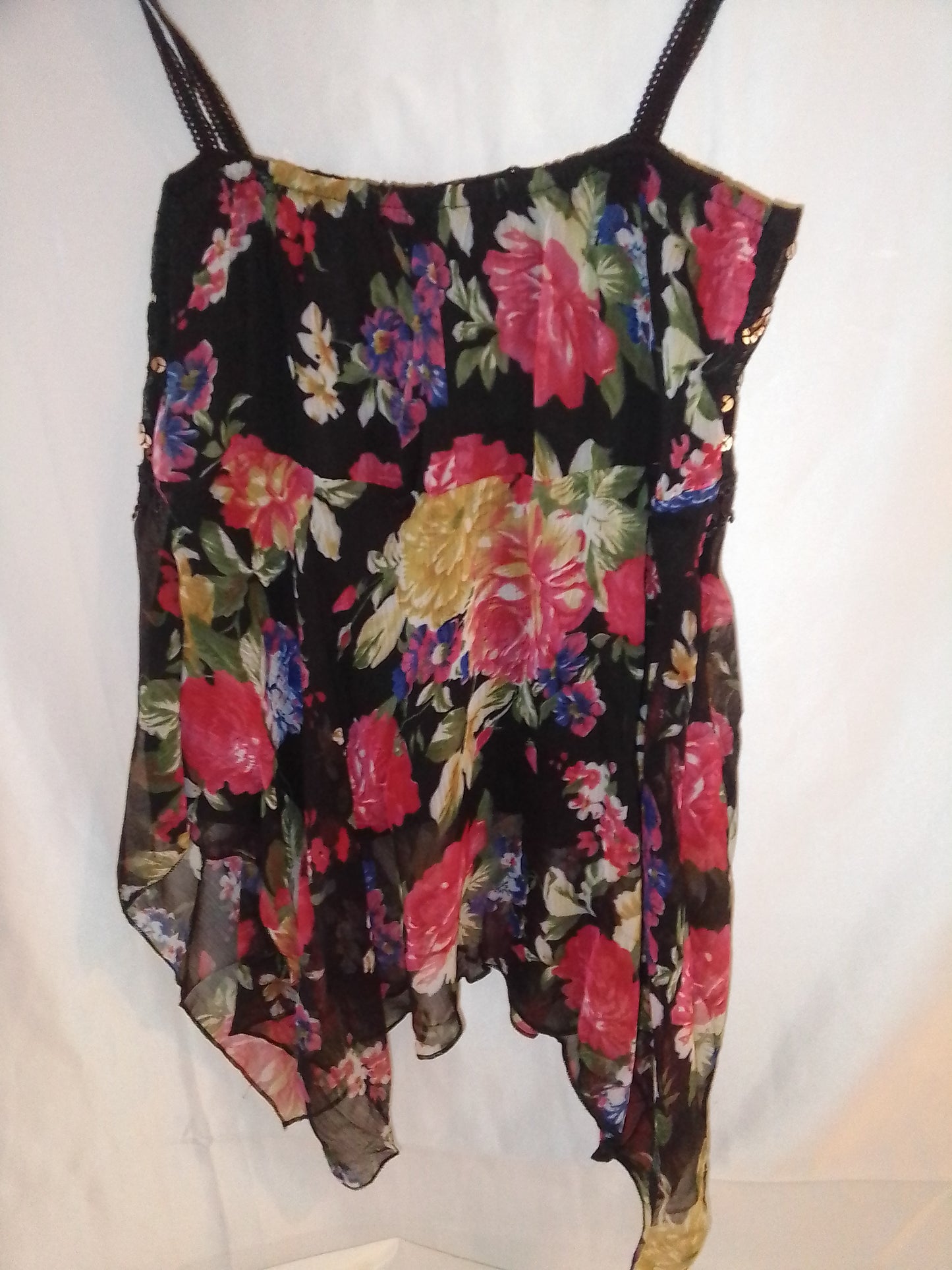 Débardeur vintage avec sequins