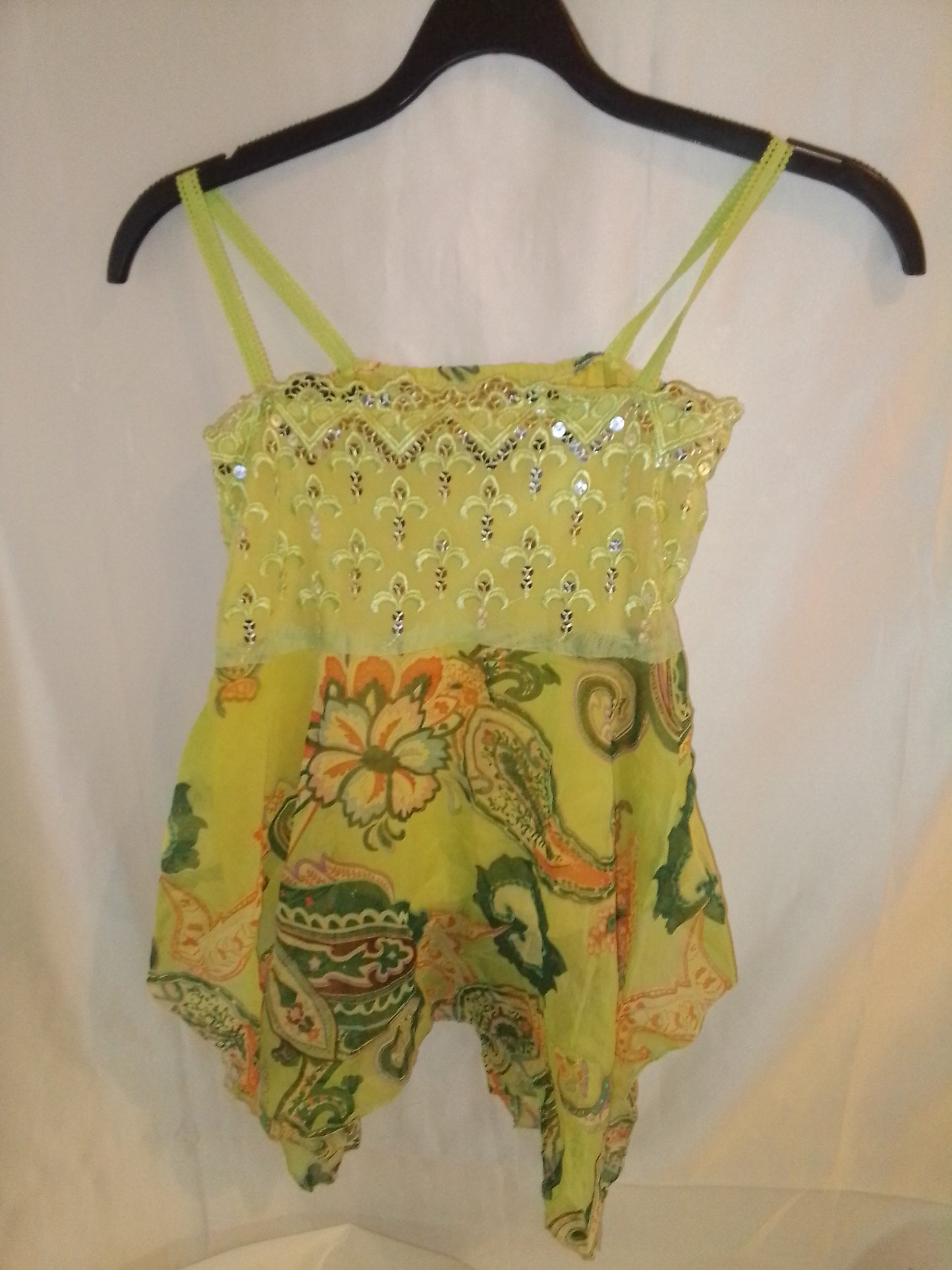 Débardeur vintage avec sequins