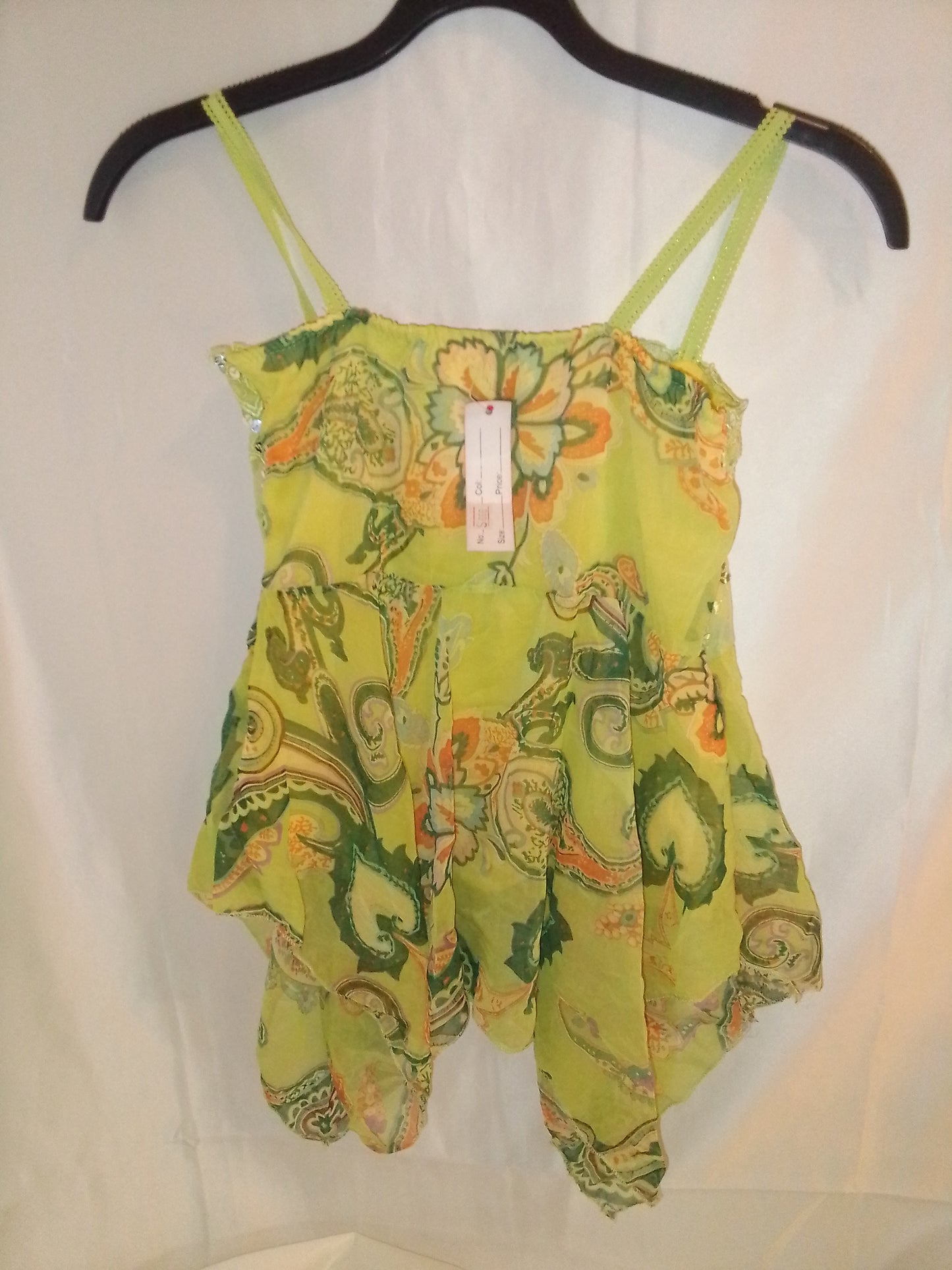 Débardeur vintage avec sequins