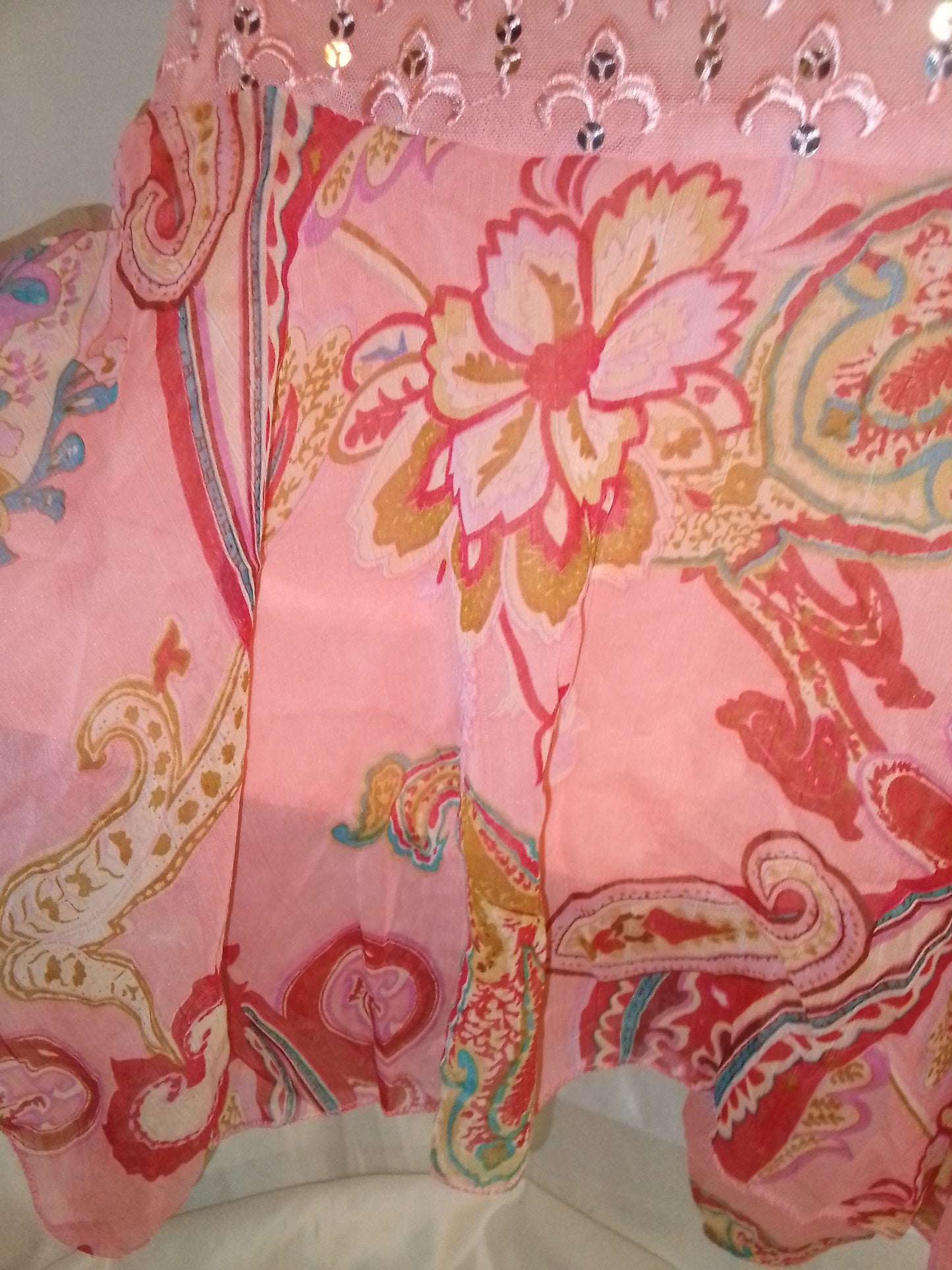Débardeur vintage avec sequins