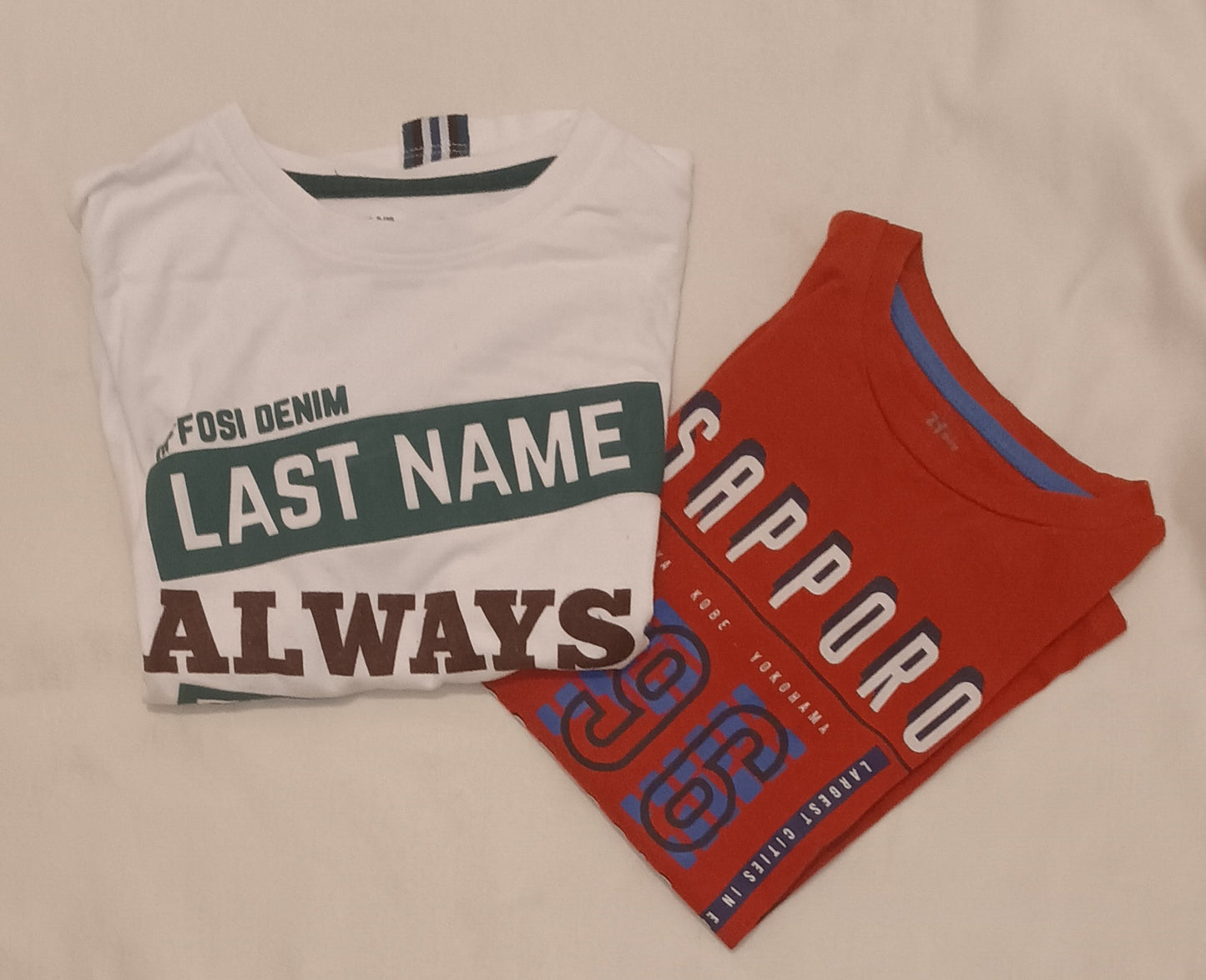 Lot 2 T-shirts garçon