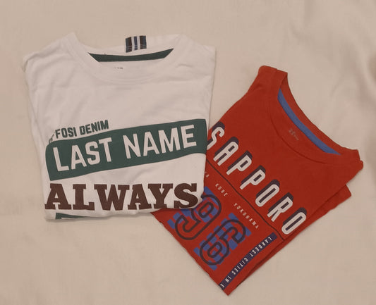 Lot 2 T-shirts garçon
